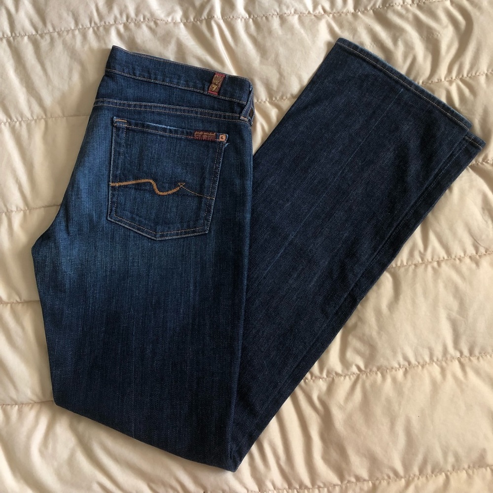 7 for all mankind, bootcut jeans.